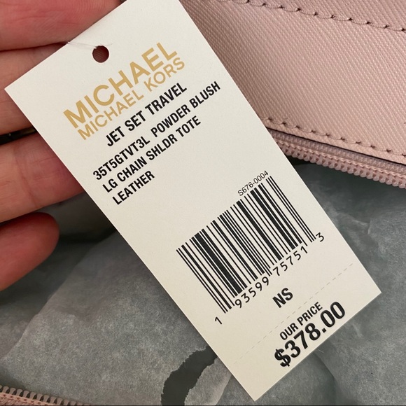 Michael Kors jet set Large chain shoulder tote bag - Picture 7 of 13